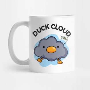 Duck Cloud Funny Weather Pun Mug